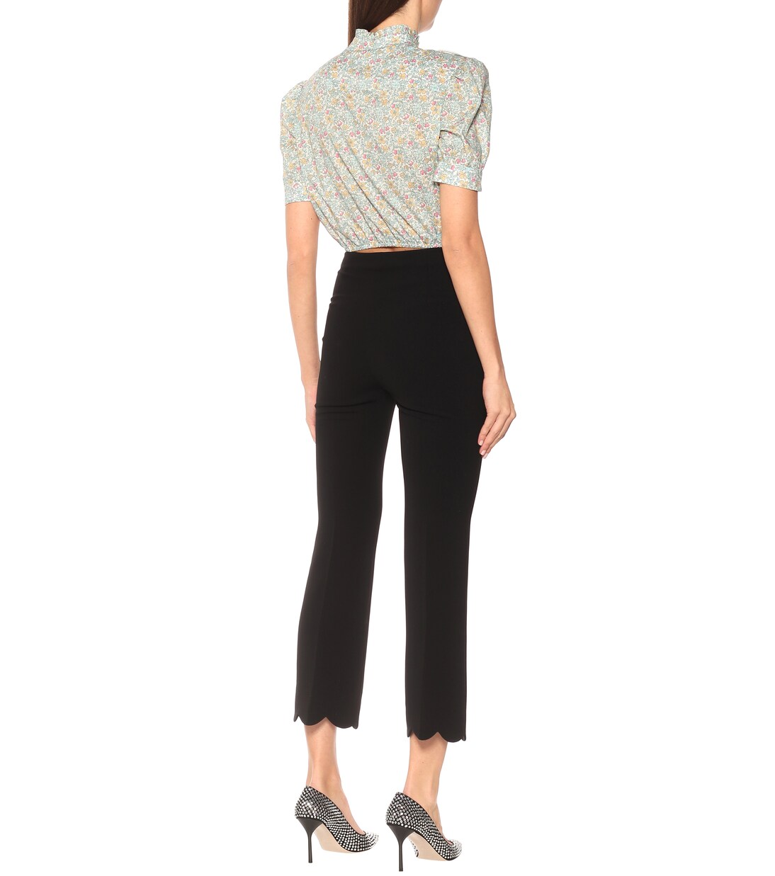 Top a stampa in cotone Liberty | Miu Miu