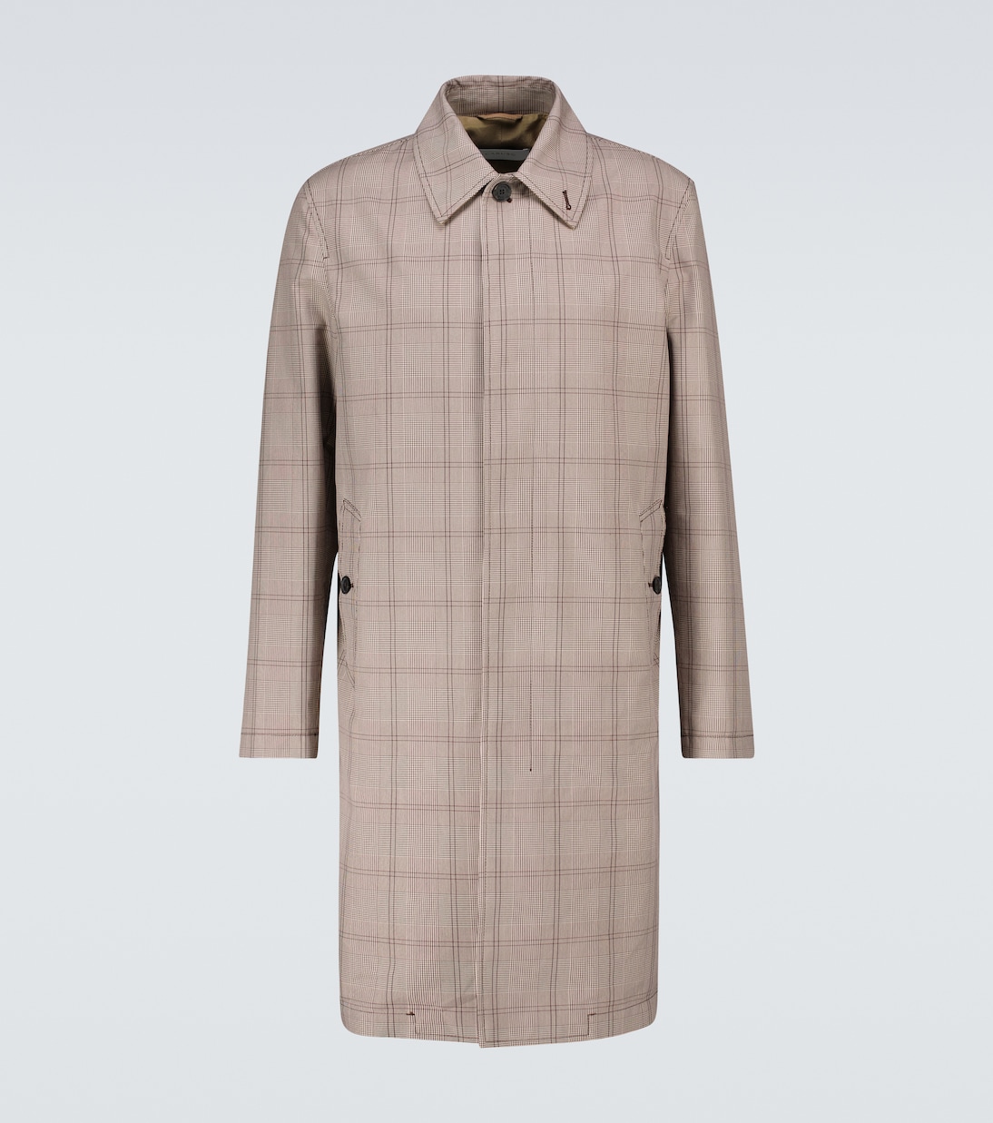 Karierter Trenchcoat | Caruso