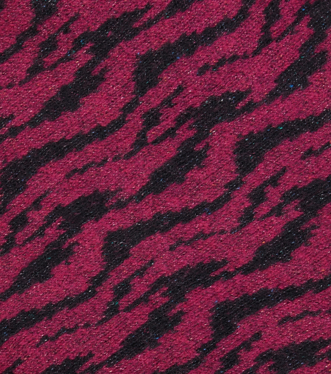 Intarsia-knit wool-blend scarf | Paade Mode