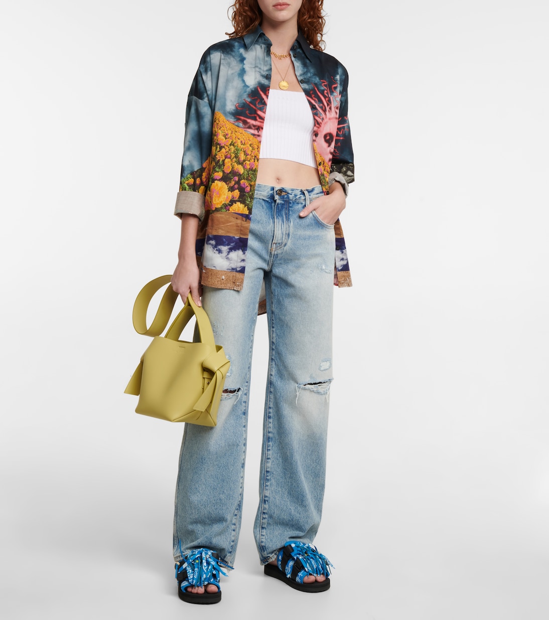 x Suicoke fringed sandals | Alanui
