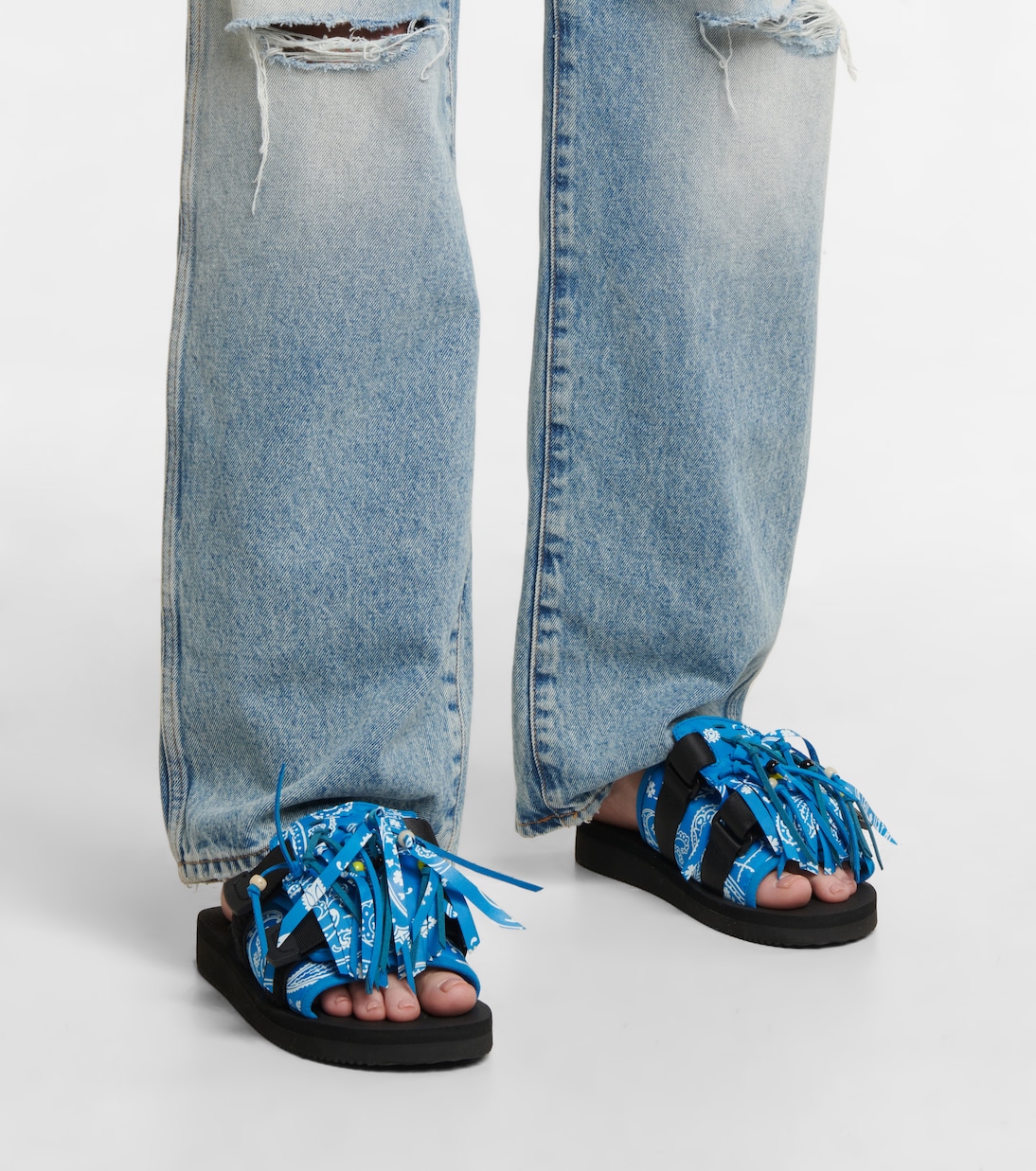 x Suicoke fringed sandals | Alanui