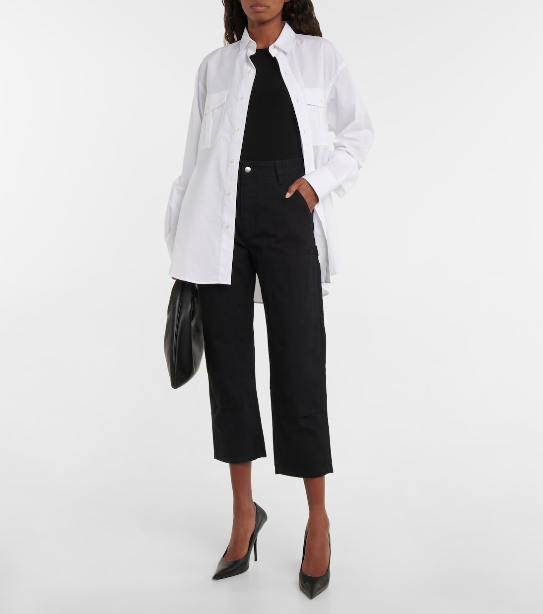 x Carhartt WIP jeans de tiro alto cropped | Wardrobe.NYC