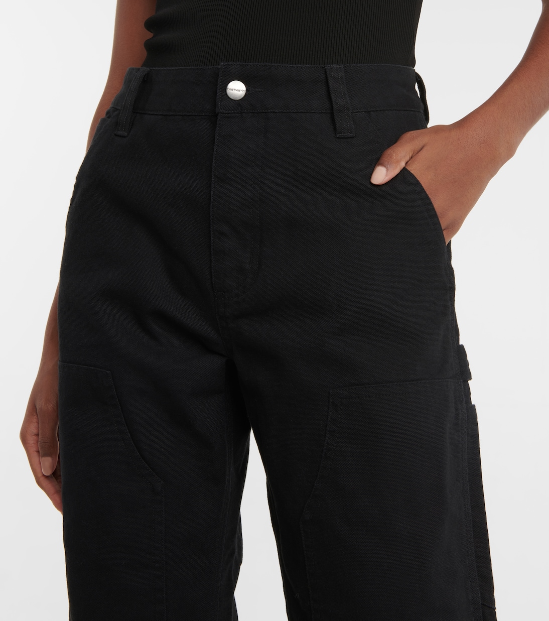 x Carhartt WIP jeans de tiro alto cropped | Wardrobe.NYC