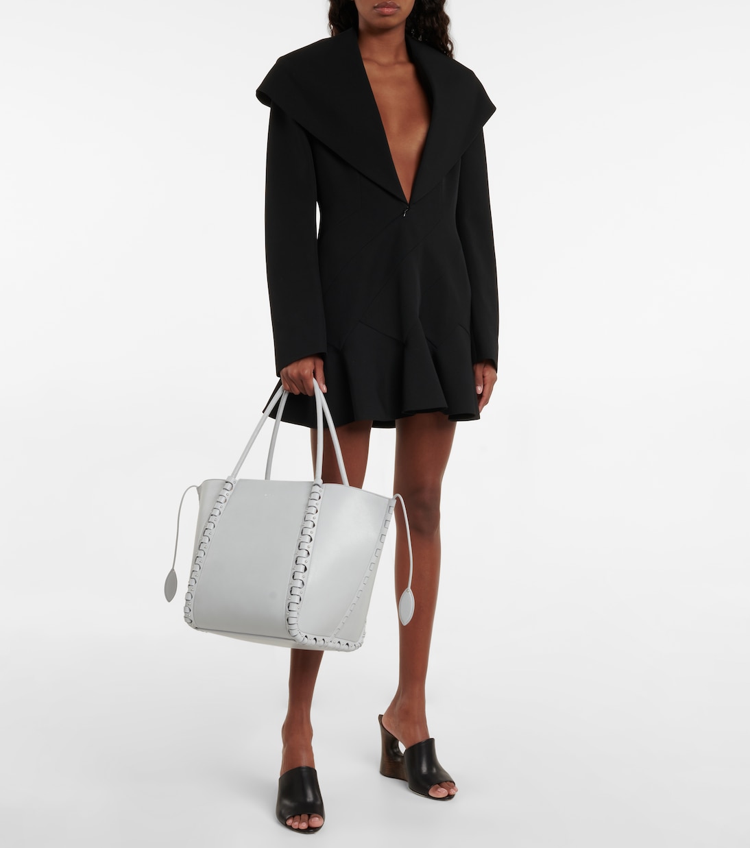Tote Hinge Medium aus Leder | Alaïa