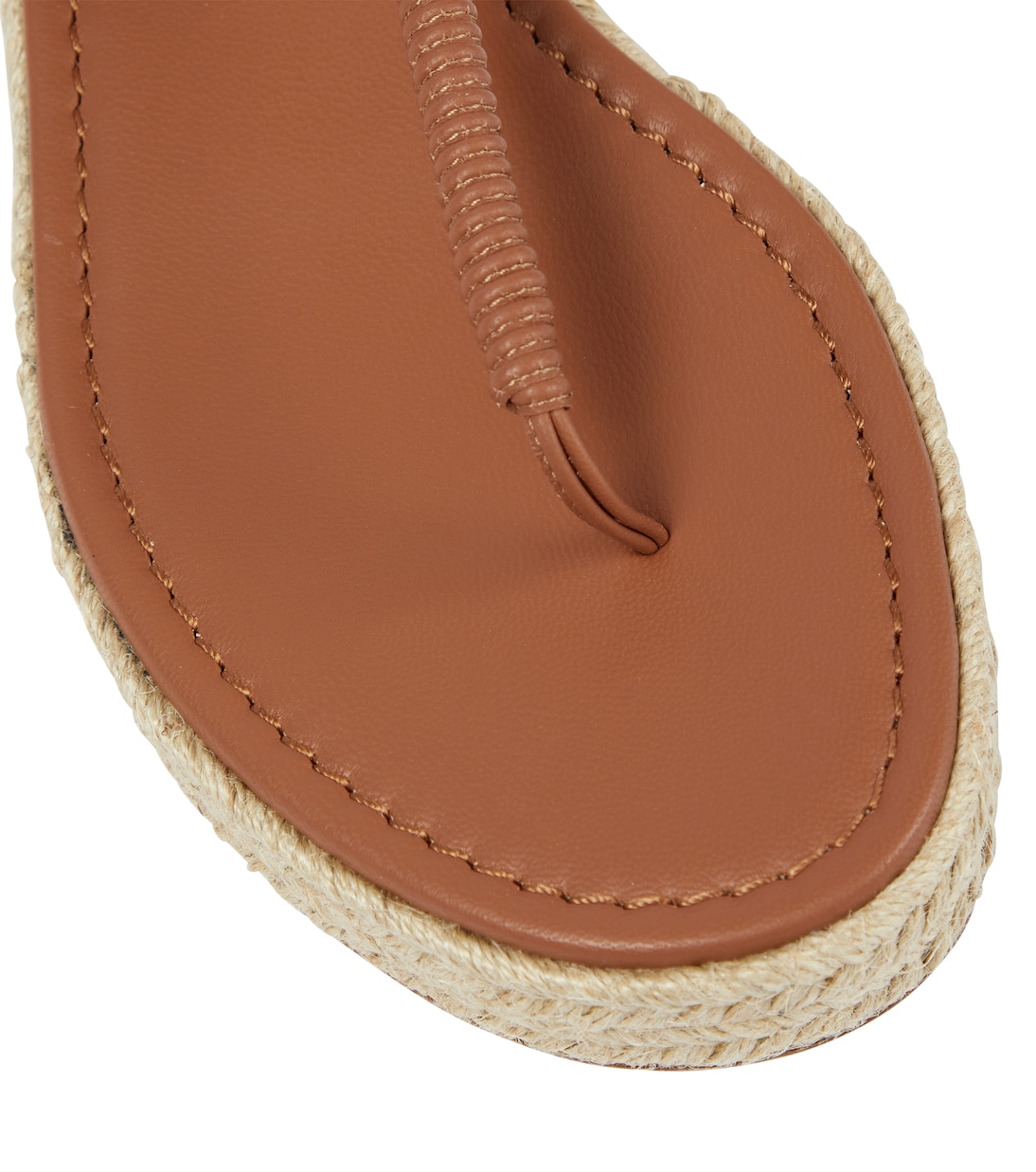 x Raquel Diniz Sole espadrille thong sandals | Aquazzura