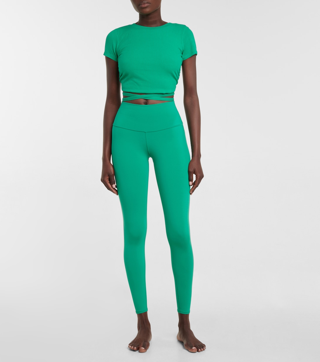 Cropped-Top Ribbed Manifest | Alo Yoga