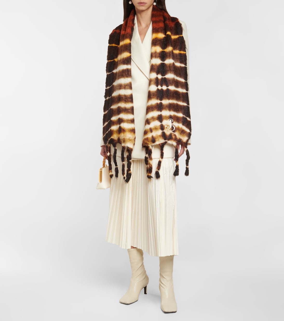 Bufanda en mezcla de lana de mohair | Jil Sander