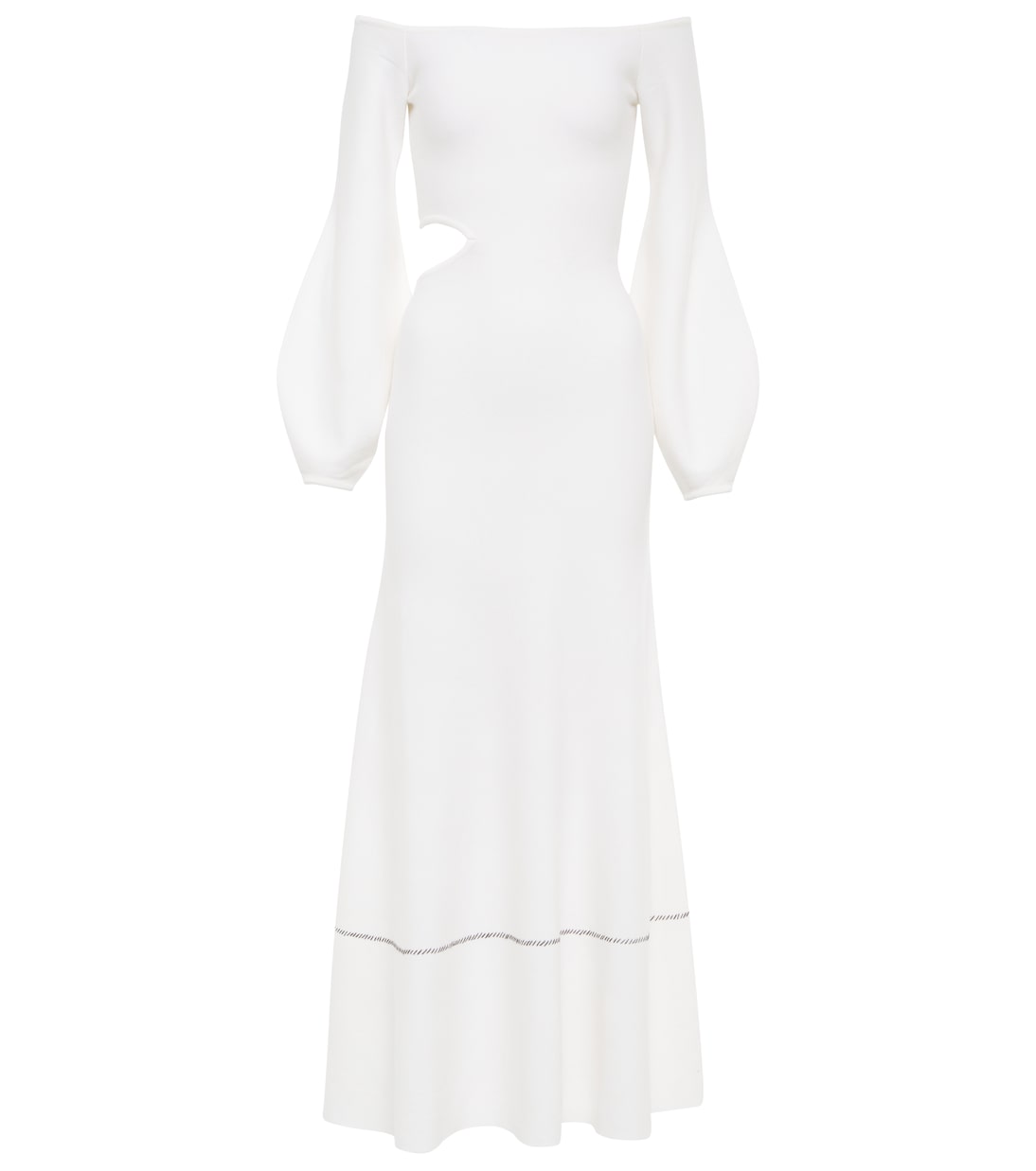 Off-Shoulder-Midikleid Oskar | Gabriela Hearst
