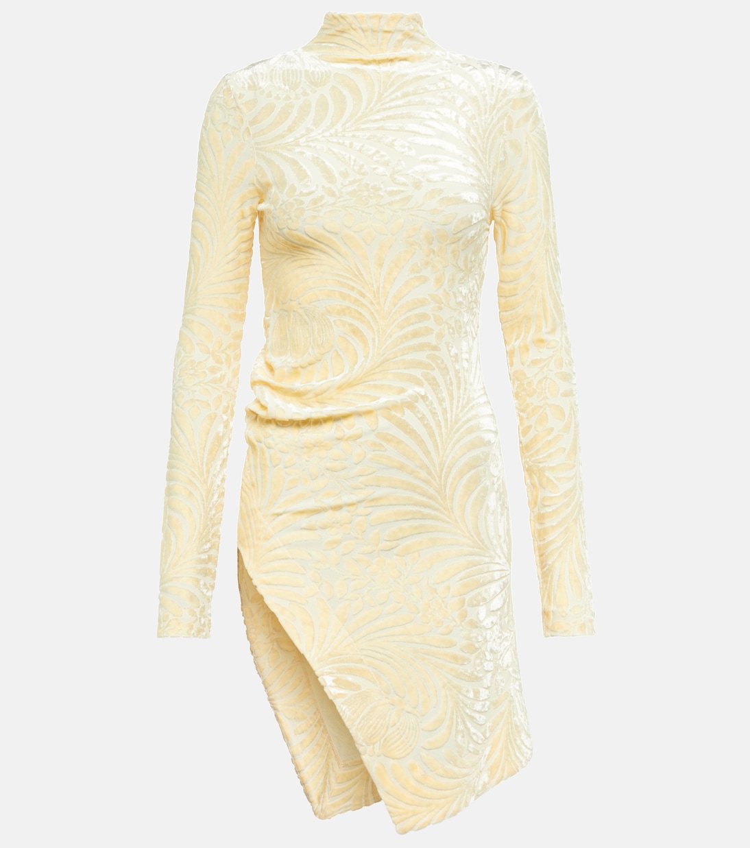 Velvet devoré minidress | Jil Sander