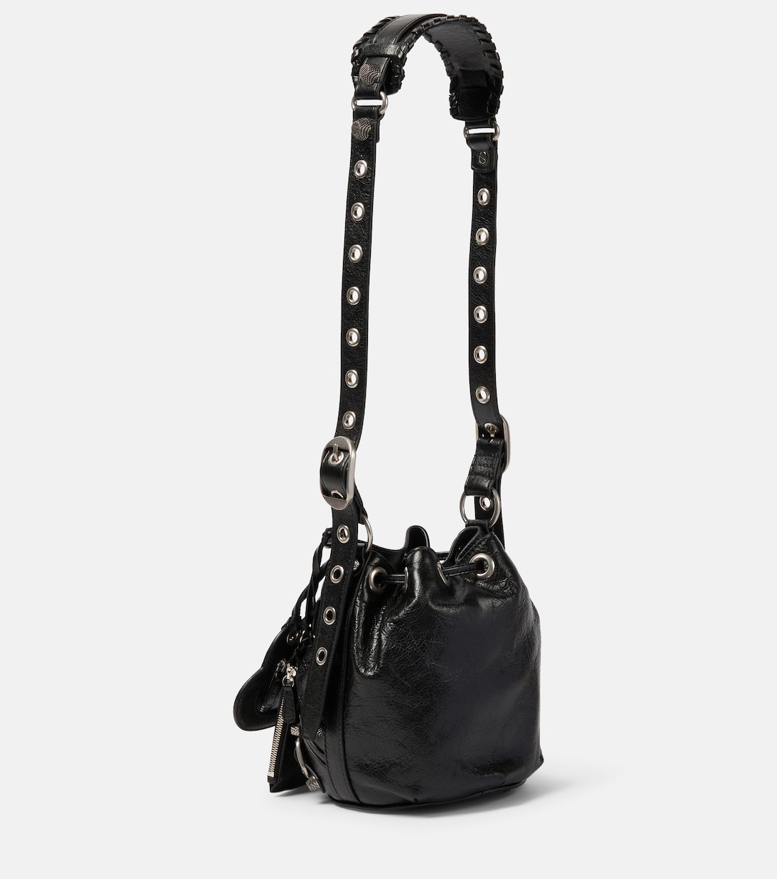 Le Cagole XS leather bucket bag | Balenciaga