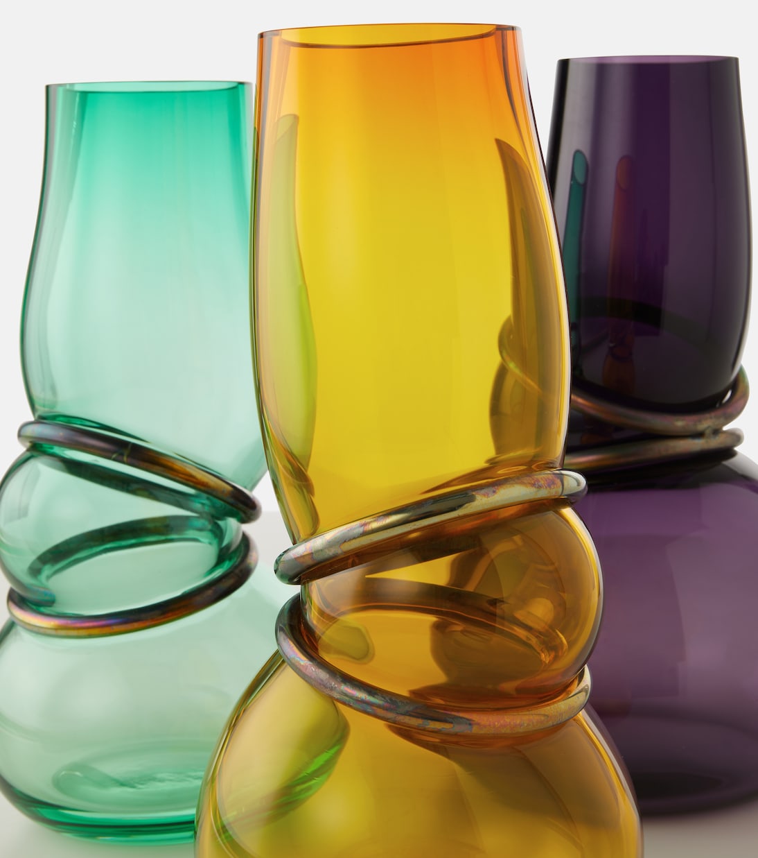 Double Ring glass vase | Vanessa Mitrani