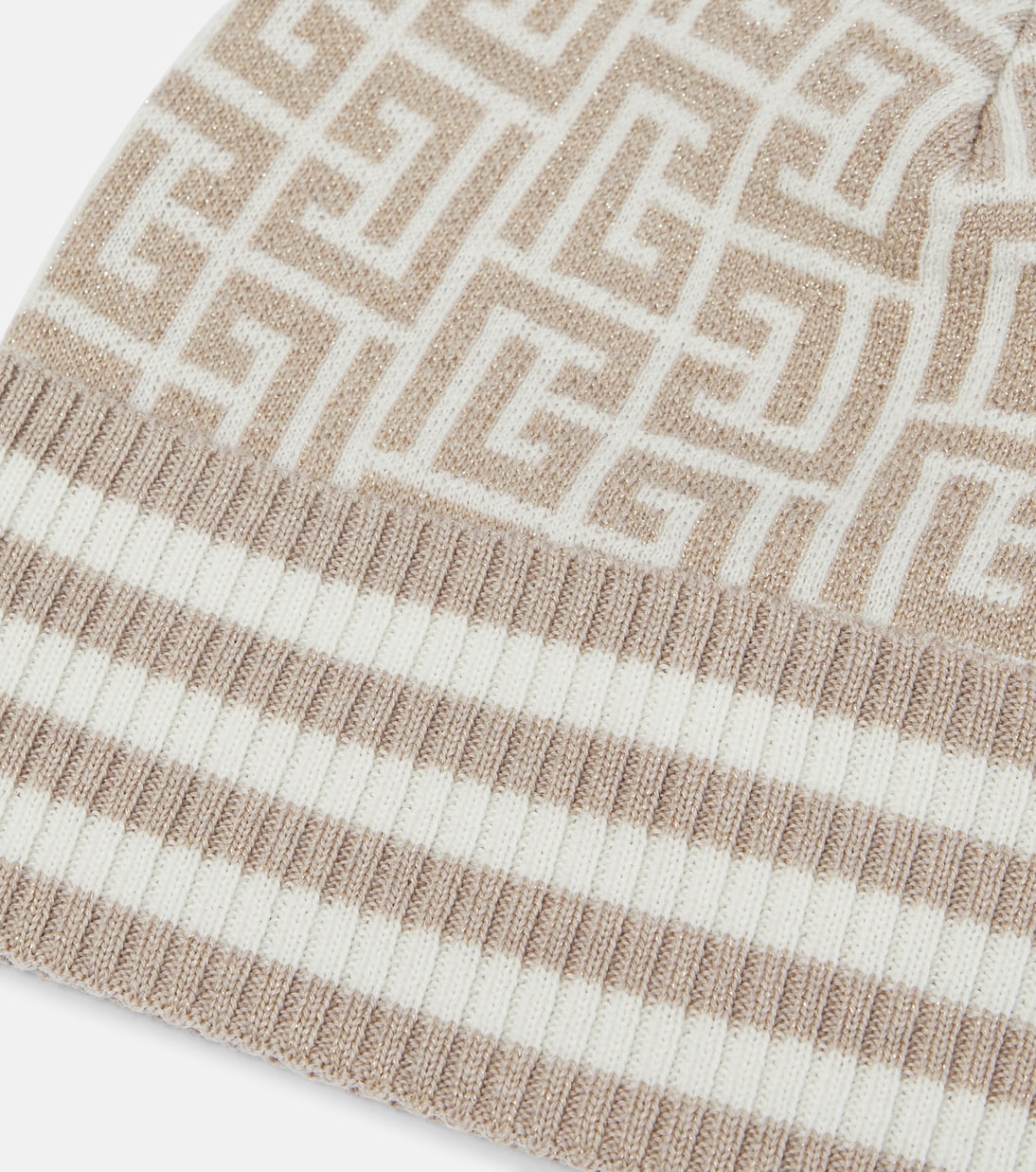Monogram wool-blend beanie | Balmain