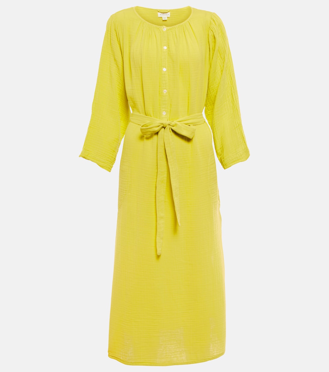 Christelle cotton kaftan midi dress | Velvet