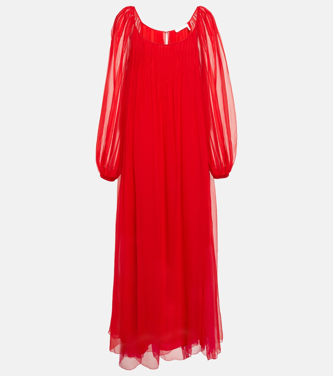 Maxikleid aus Seiden-Musselin | Chloé