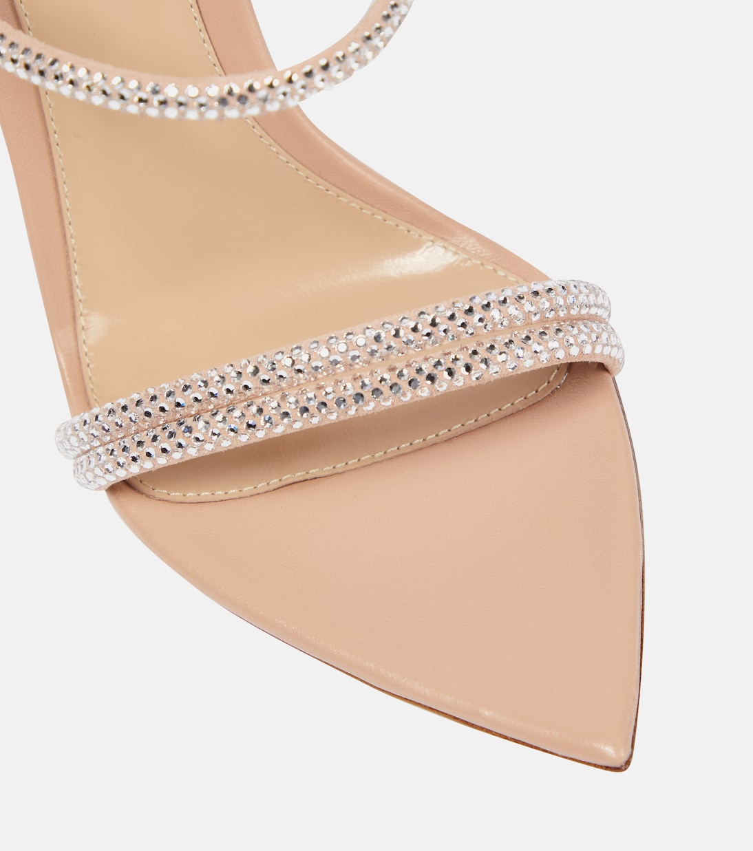 Mules de piel con adornos | Gianvito Rossi