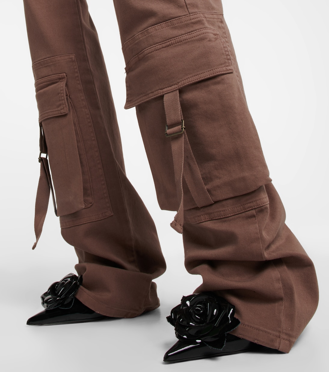 Pantalon cargo en toile de coton | Blumarine