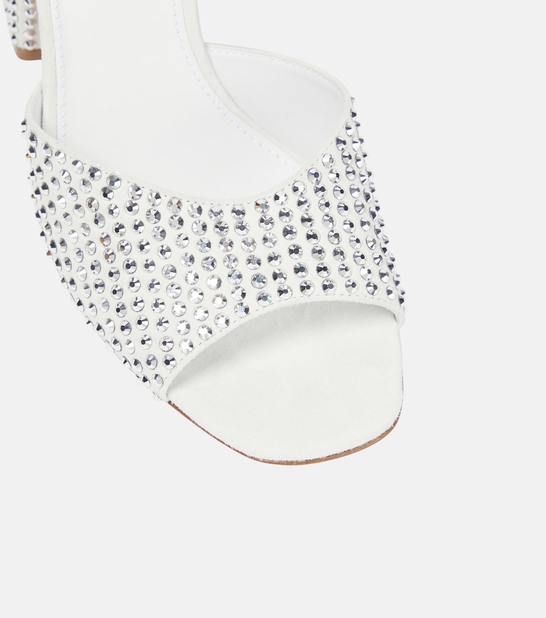 Holly Anja embellished suede mules | Paris Texas