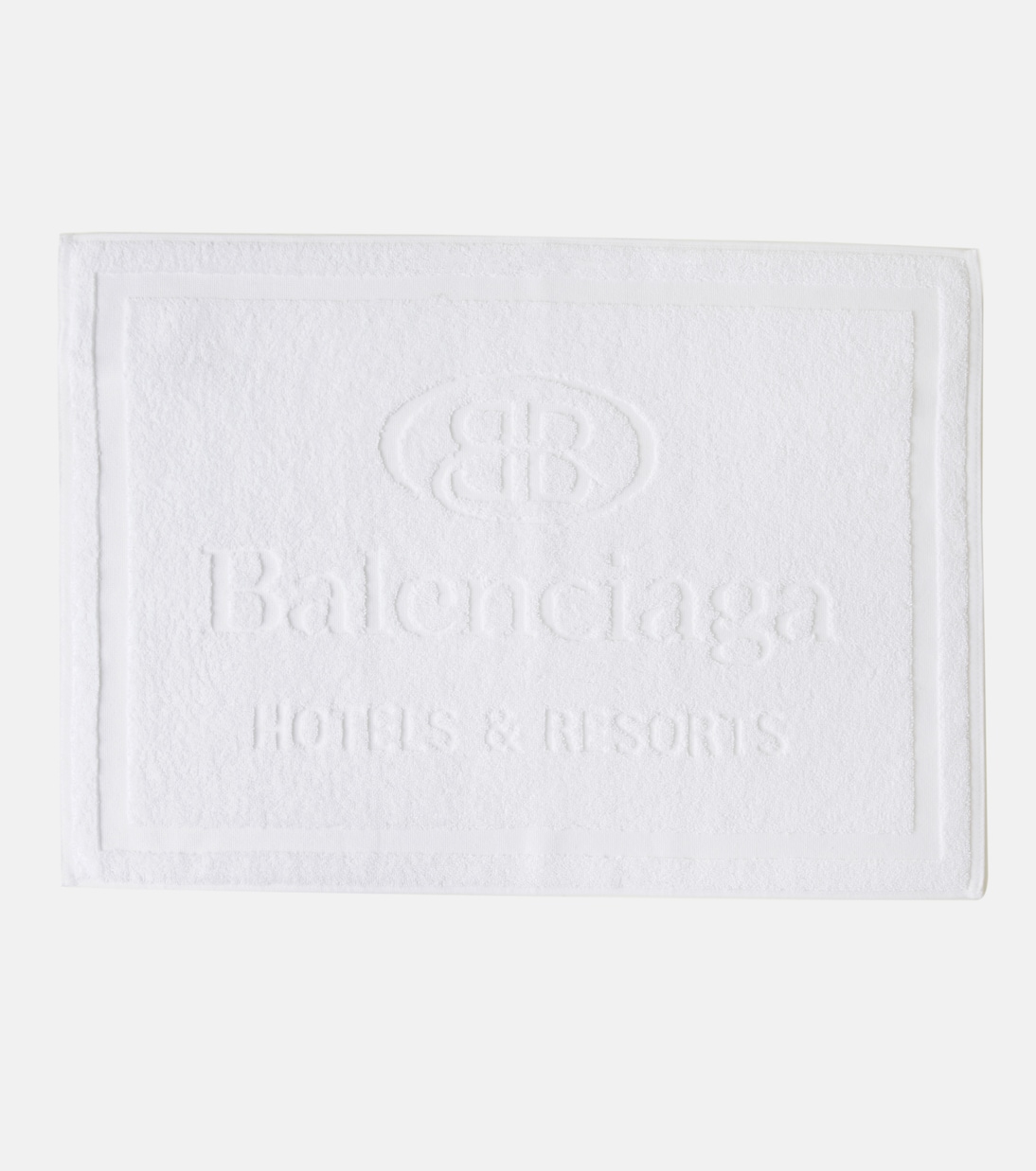 Asciugamano in cotone con logo | Balenciaga
