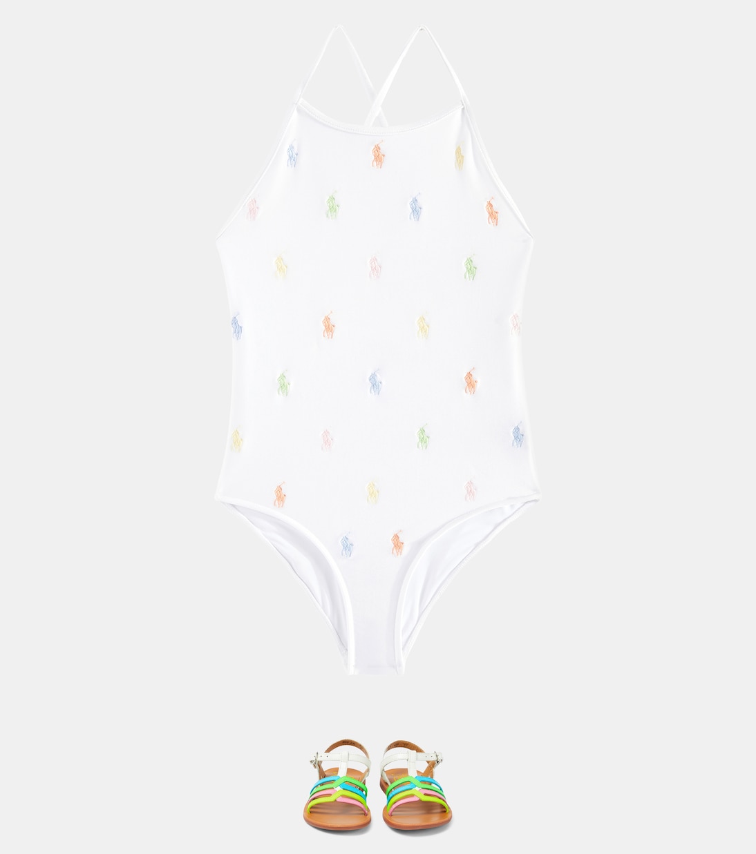Bestickter Badeanzug | Polo Ralph Lauren Kids