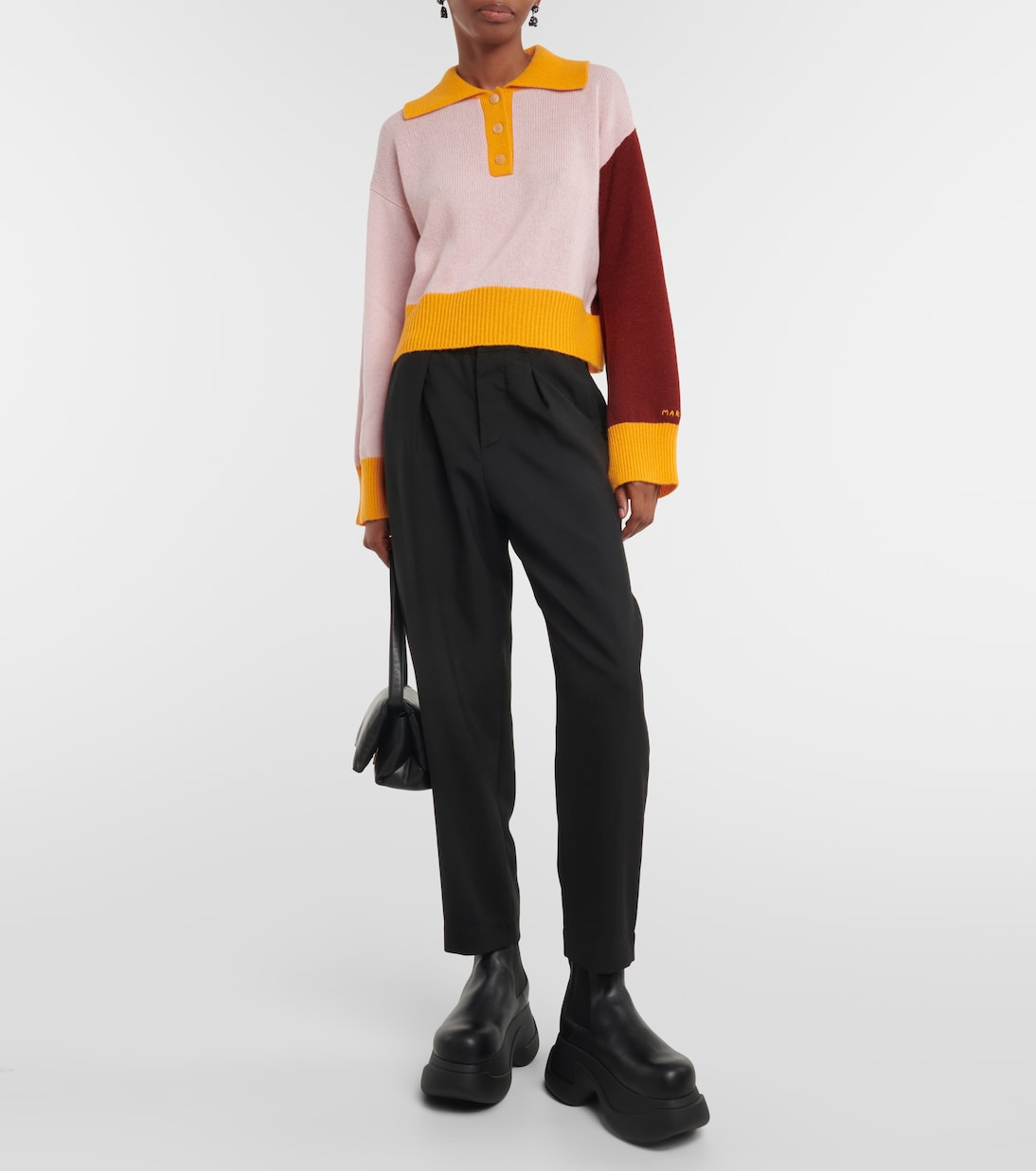 Polo de cachemir colorblock | Marni