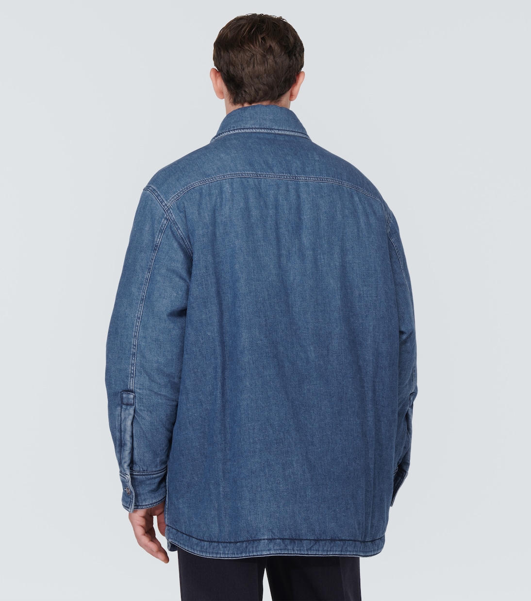 Bestickte Hemdjacke aus Denim | Valentino