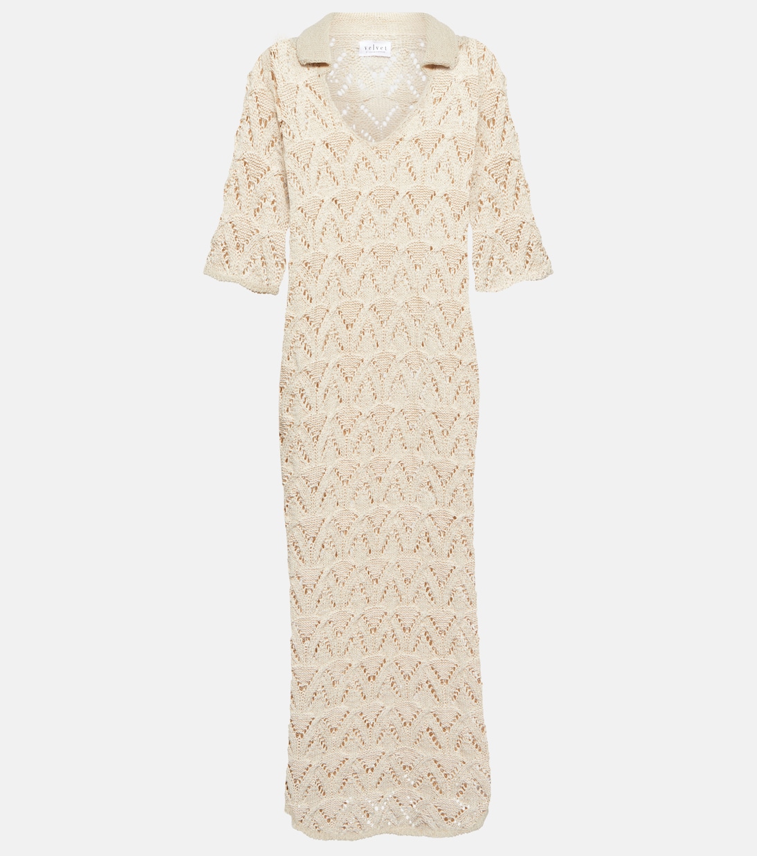 Jacqueline knit midi dress | Velvet