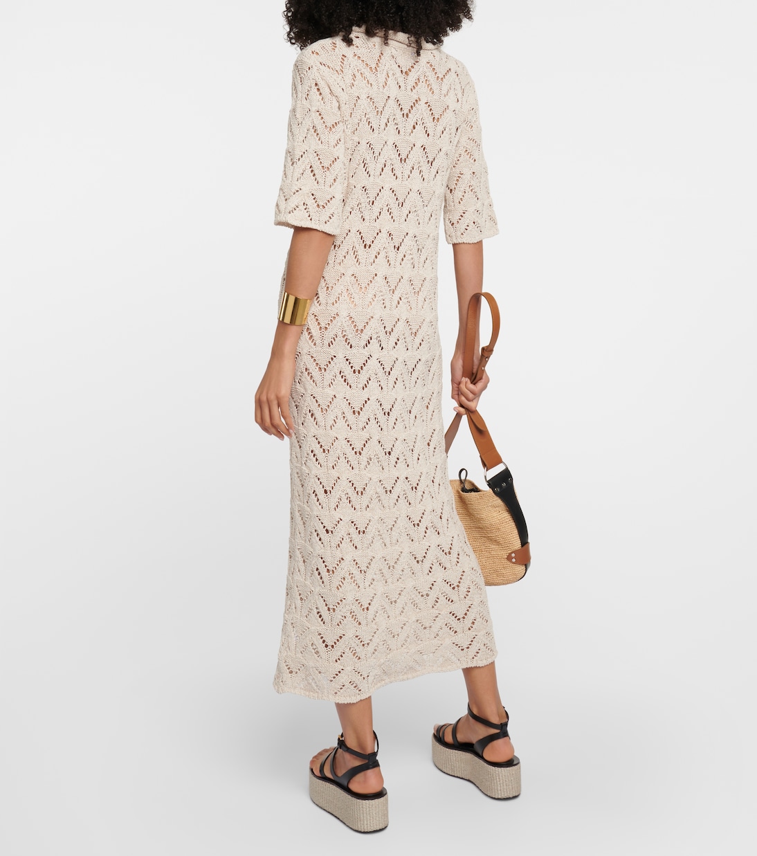 Jacqueline knit midi dress | Velvet