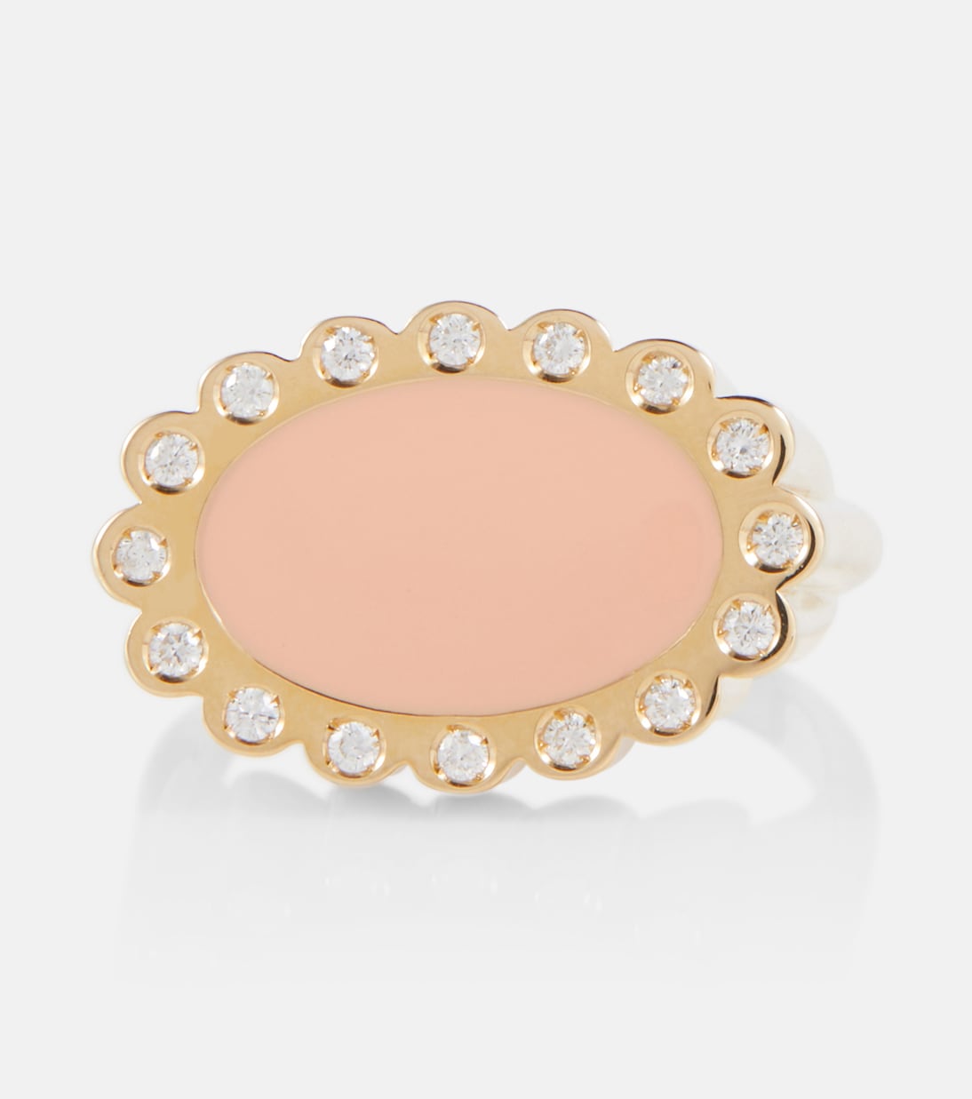 Margarita Brillante 18kt yellow gold ring with diamonds | Aliita