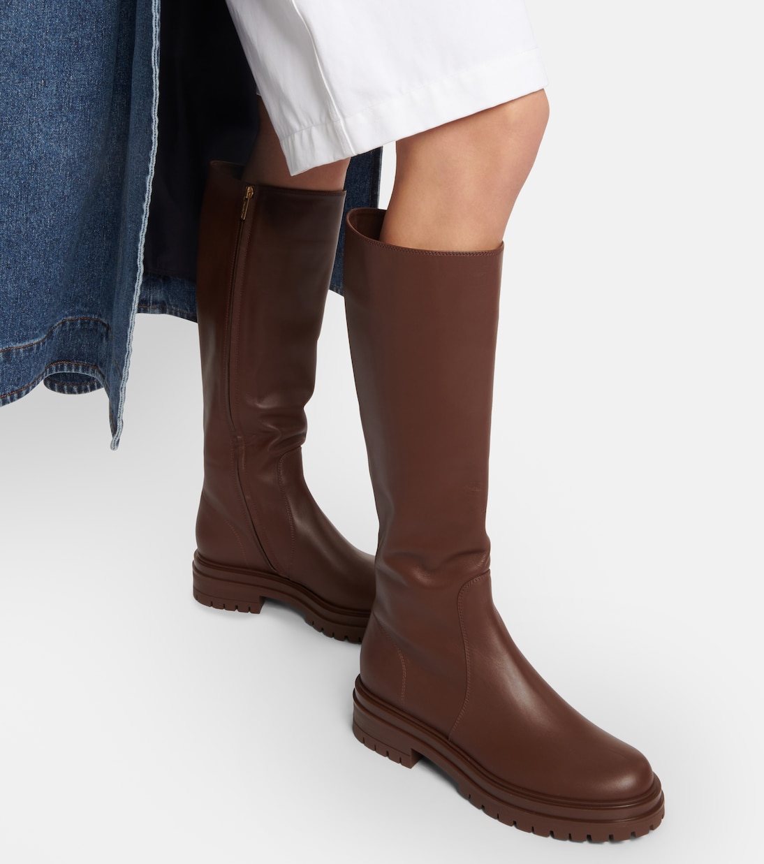 Botas altas de piel | Gianvito Rossi