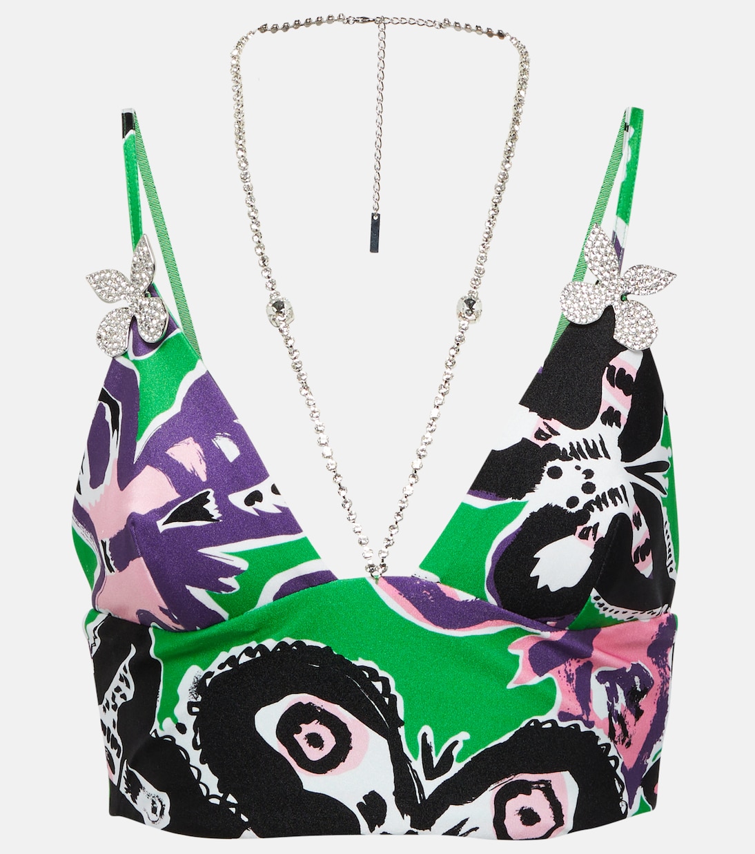 Bedrucktes Cropped-Top | Area