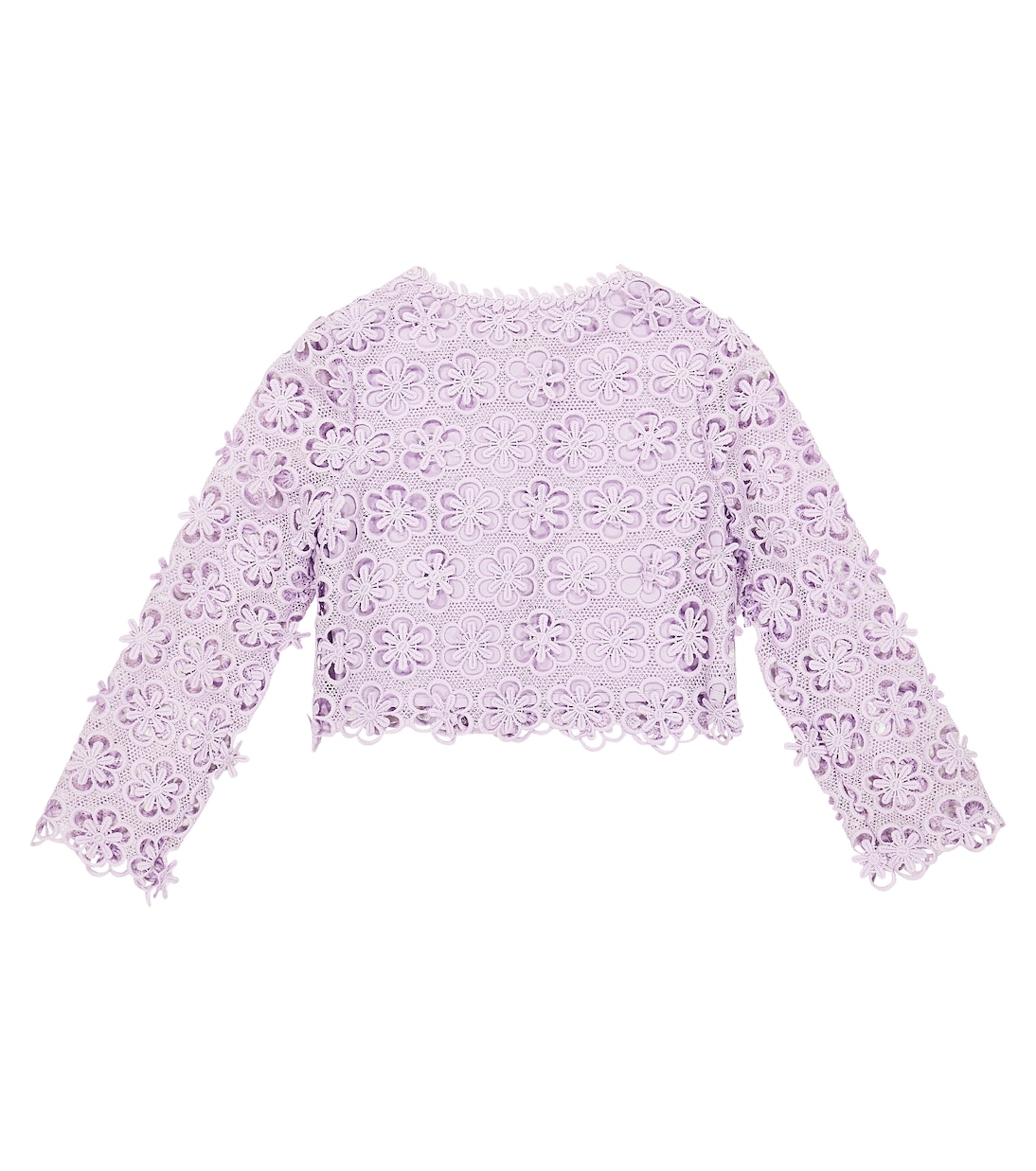 Embellished guipure lace cardigan | Self-Portrait Kids