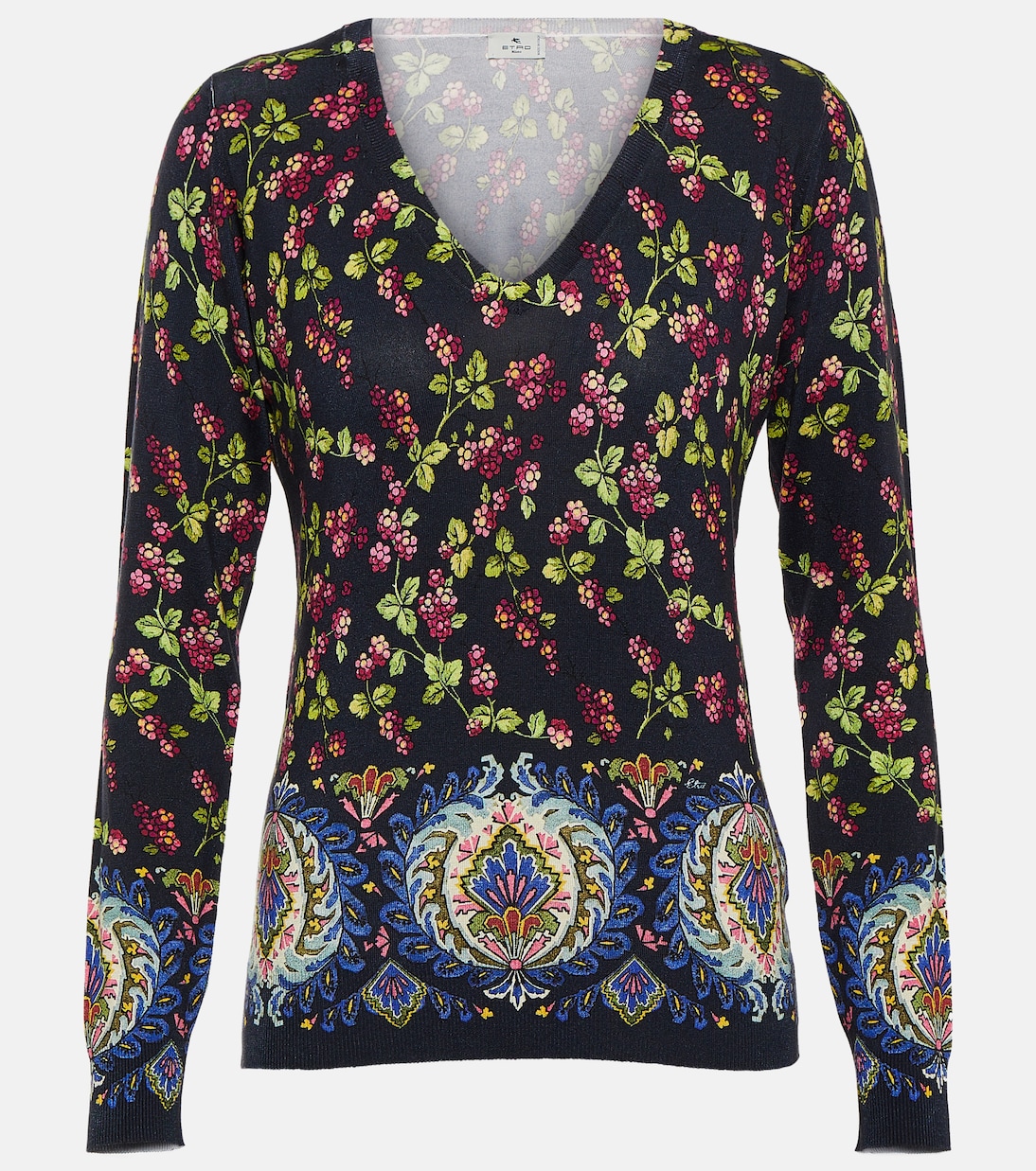 Printed silk-blend sweaters | Etro
