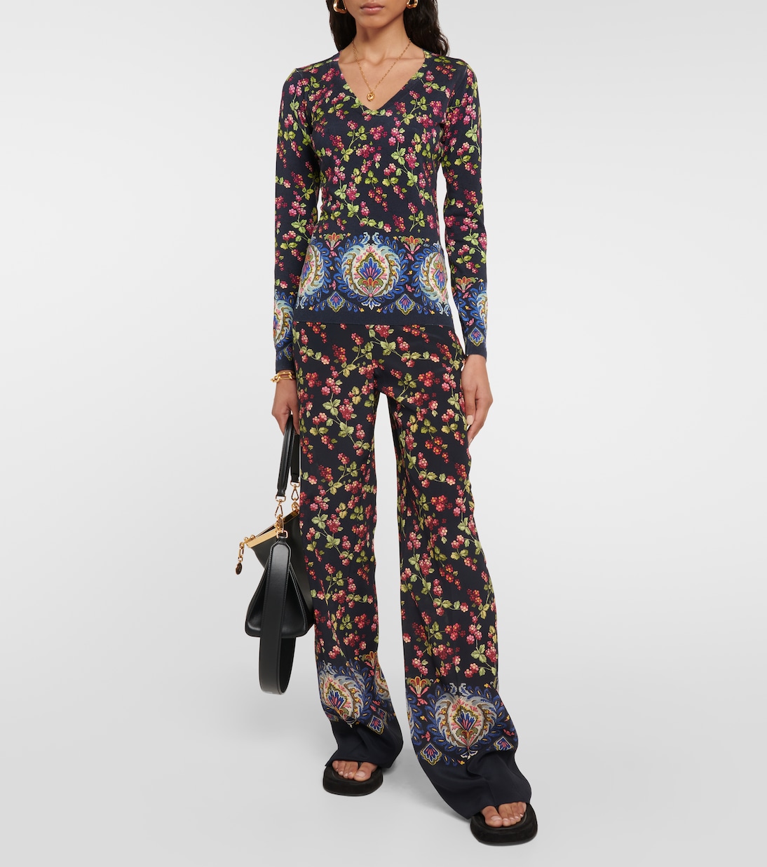 Printed silk-blend sweaters | Etro