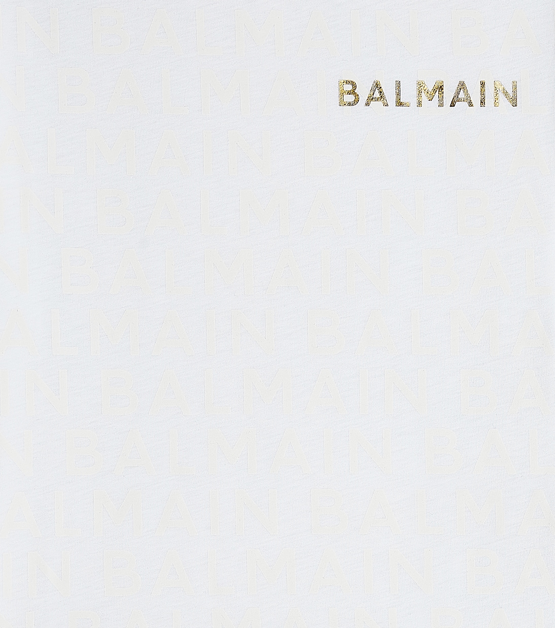 로고 코튼 저지 티셔츠 | Balmain Kids