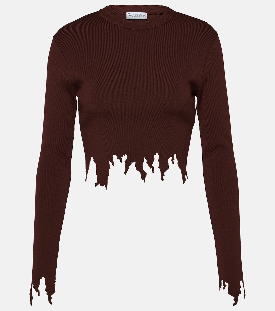 Distressed crop top | JW Anderson