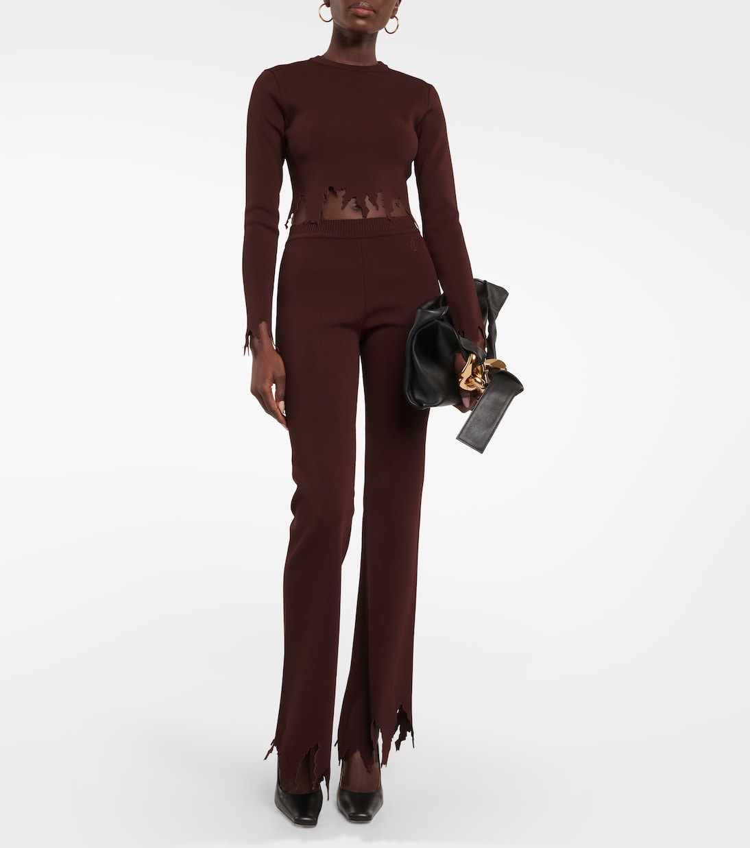 Distressed crop top | JW Anderson