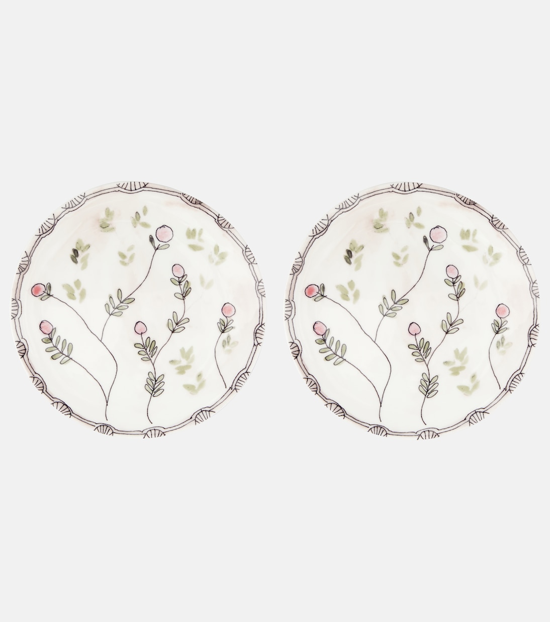 x Marni Mirtillo Nude set of 2 dessert plates | Serax