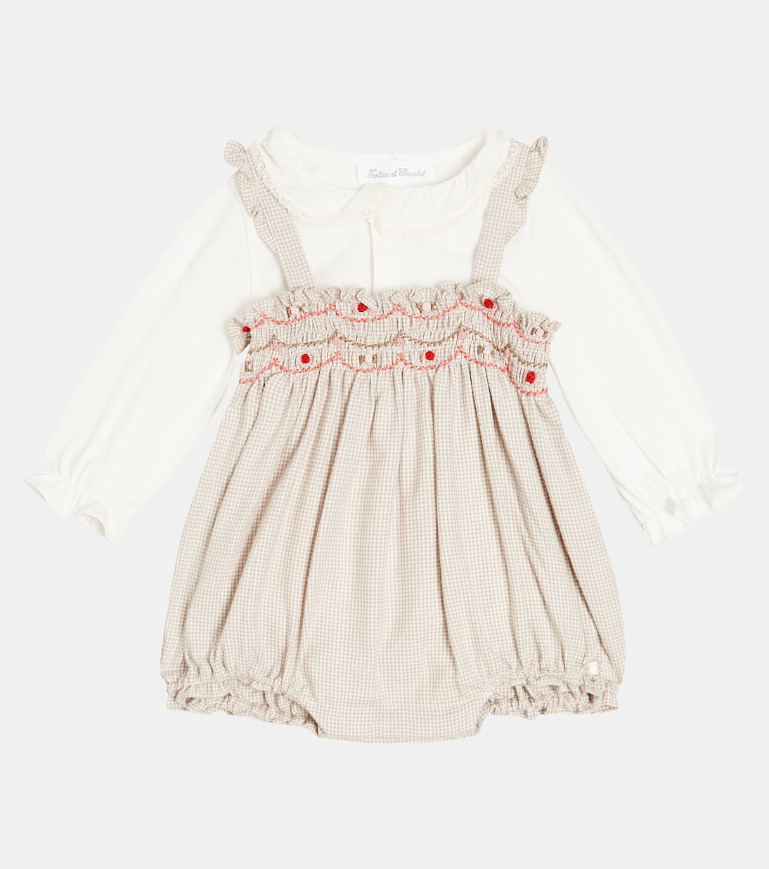 Baby bodysuit and dungarees set | Tartine et Chocolat