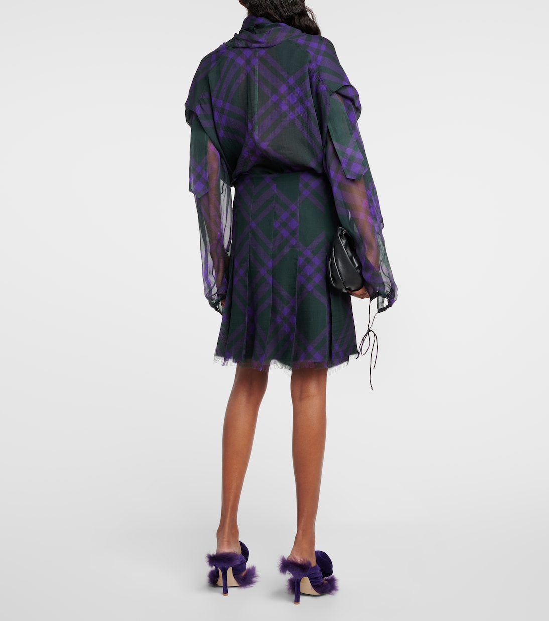 Minirock aus Seide | Burberry