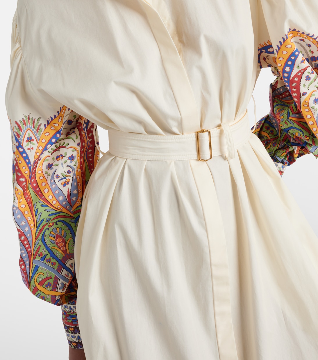 Vestido camisero de popelín de algodón con paisley | Etro