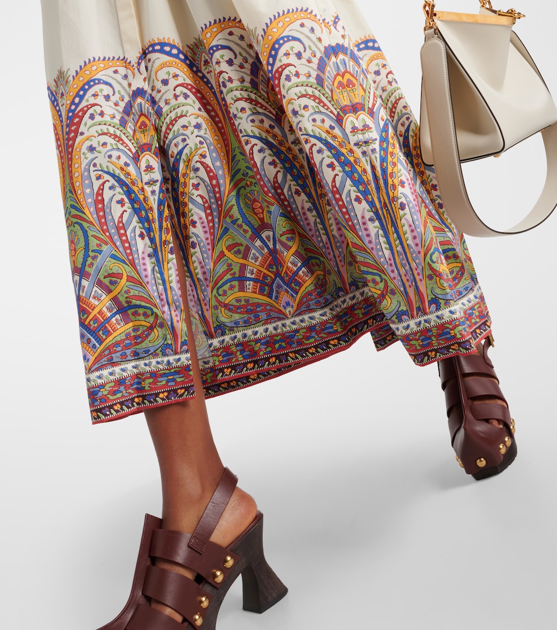 Vestido camisero de popelín de algodón con paisley | Etro