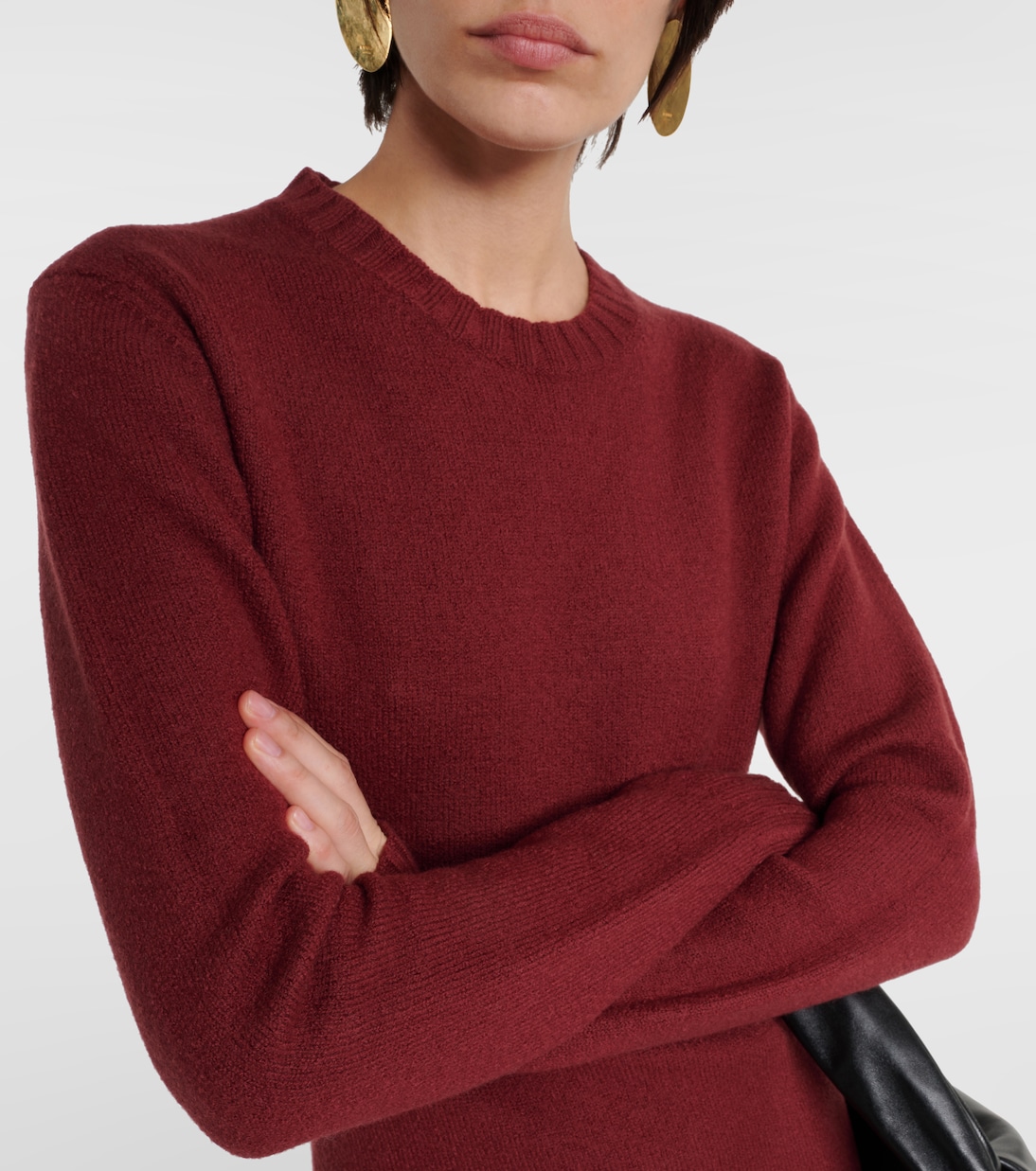 Asymmetric wool midi dress | Jil Sander