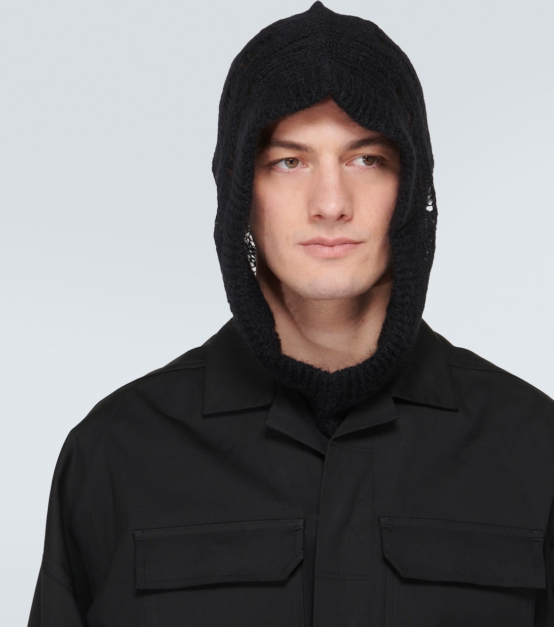 Distressed ski mask | Rick Owens