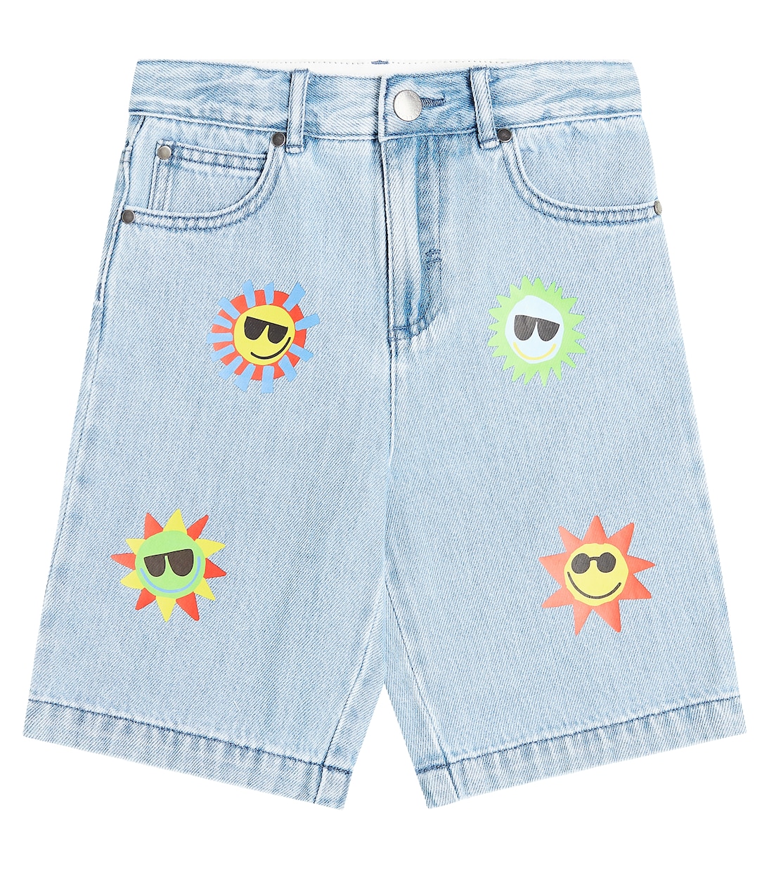 Shorts en denim bordados | Stella McCartney Kids
