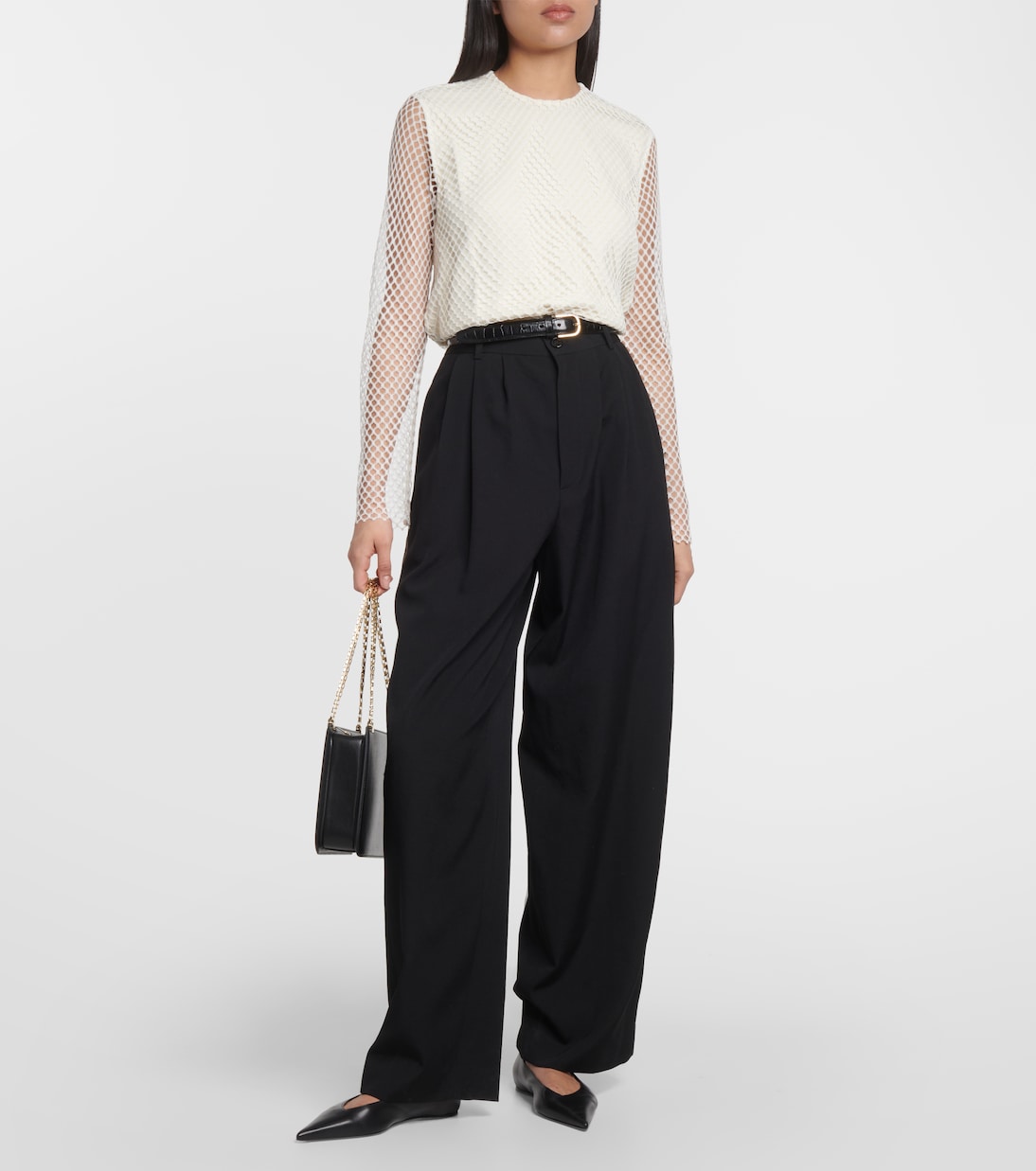 Top aus Mesh | Toteme