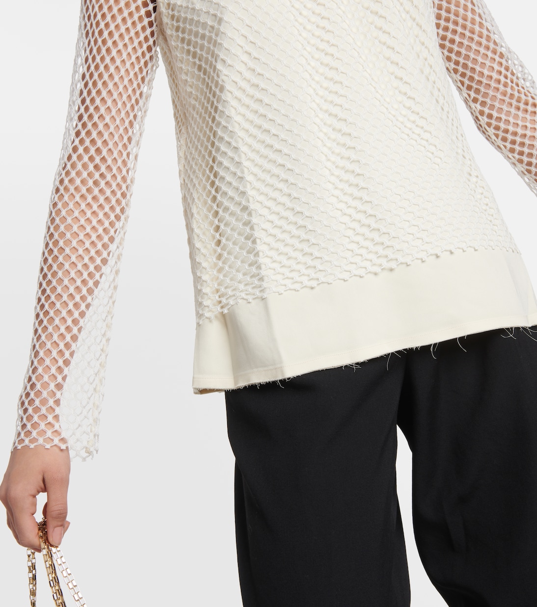 Top aus Mesh | Toteme