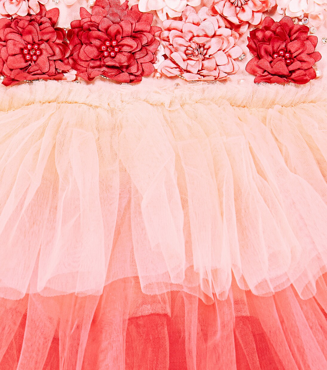 Verziertes Kleid Assemblage aus Tüll | Tutu Du Monde