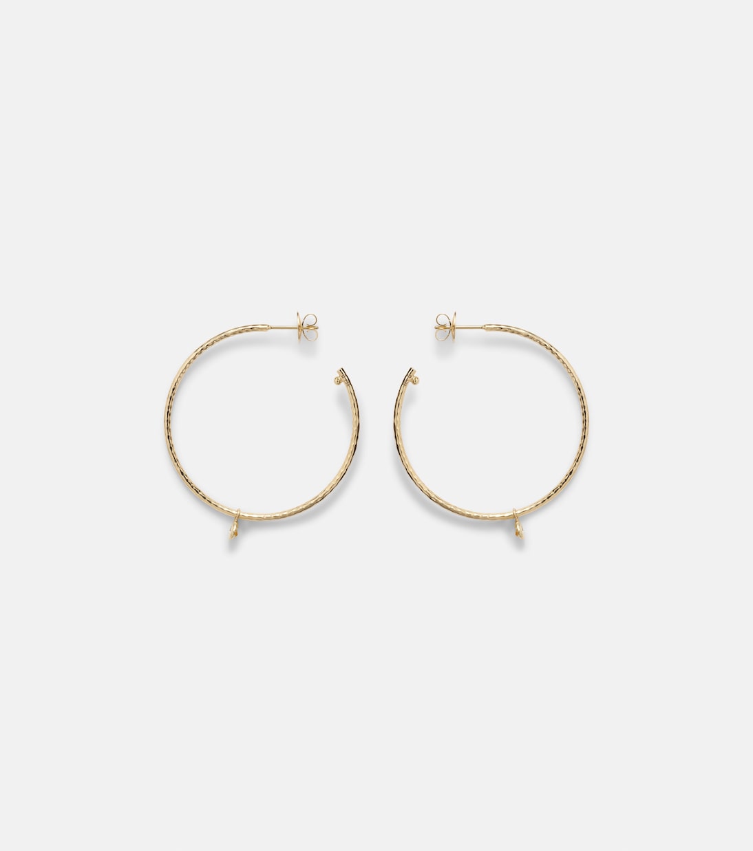 Orecchini a Cerchio in Oro 18kt con Diamanti OCTAVIA ELIZABETH, Modello Gem Medium