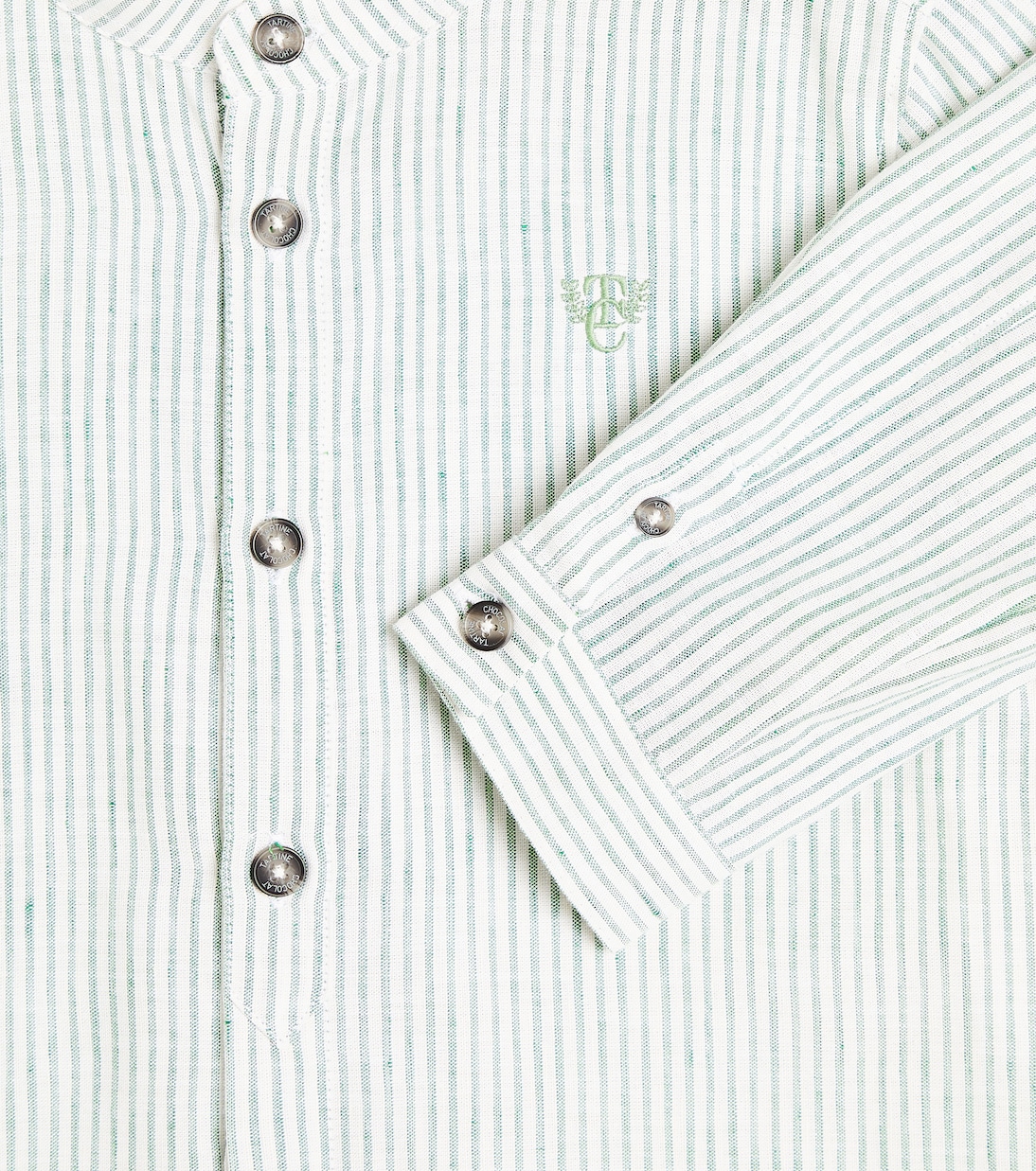 Striped cotton and linen shirt | Tartine et Chocolat