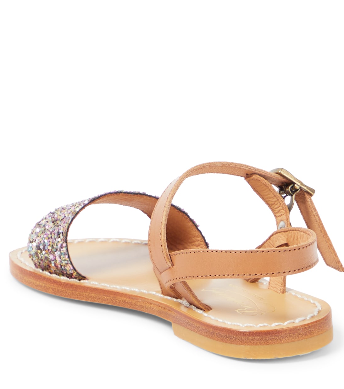 Sandales Apis en cuir à paillettes | Bonpoint